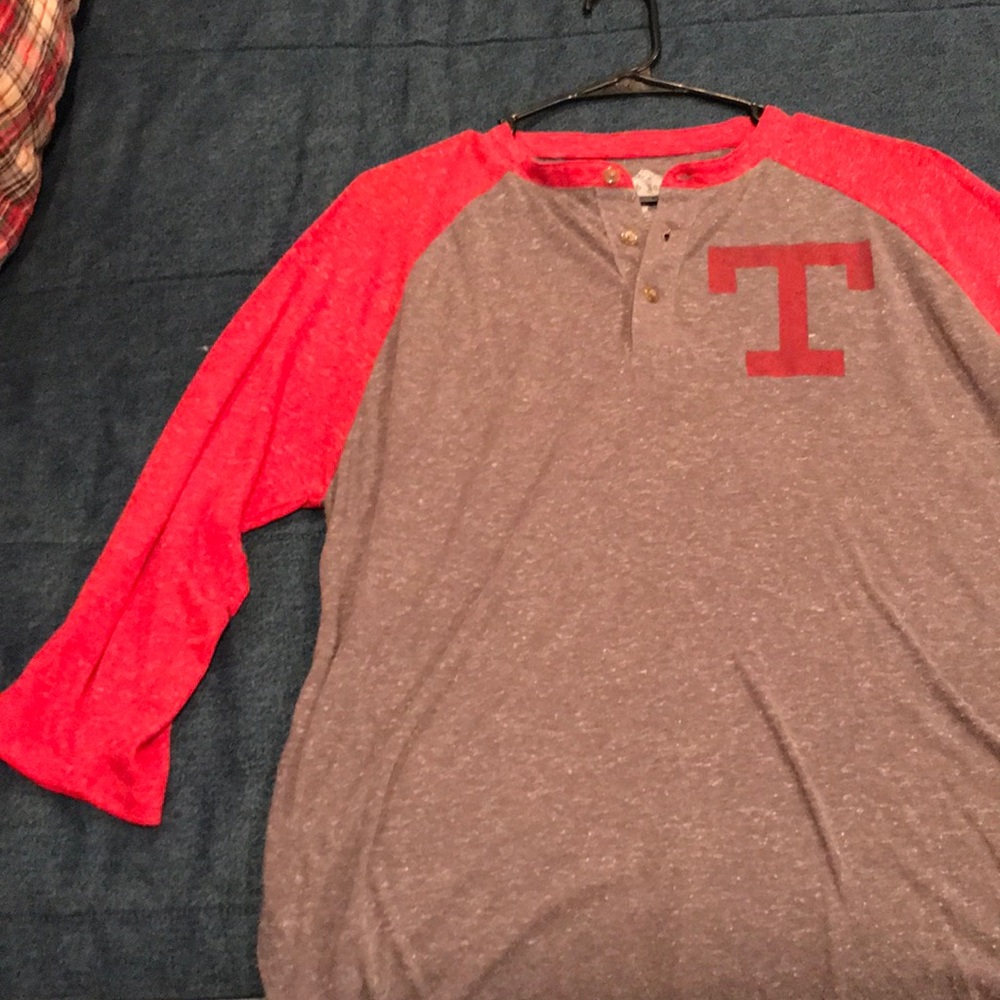 Texas rangers baseball shirt